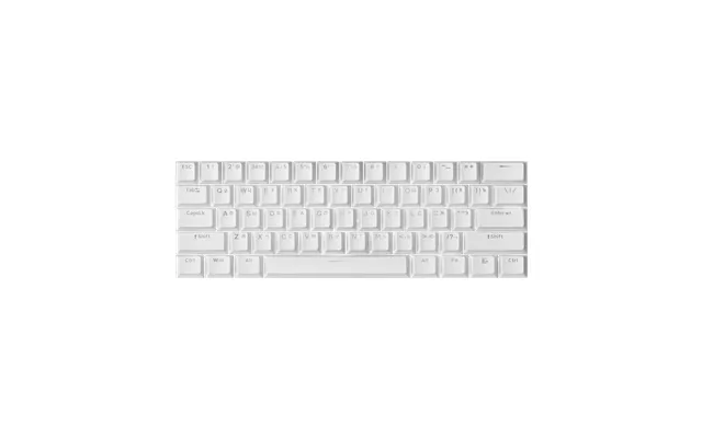 Shine-through White Keycap Set 61-key