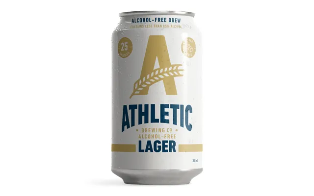 Athletic Brewing Lager - Non Alcoholic Lager, Case Of 12 Cans