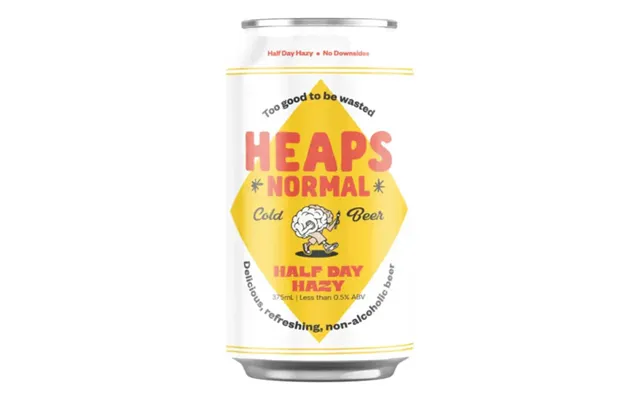 Heaps Normal Half Day - Non Alcoholic Hazy Pale Ale, 12 X 375ml Cans