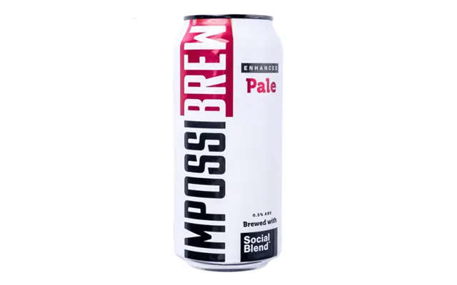 Impossibrew Enhanced - Non Alcoholic Pale Ale, Case Of 6 Cans