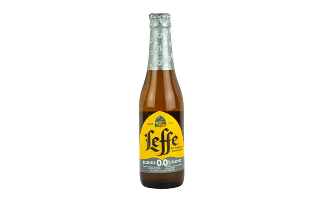 Leffe Blond 0.0% - Alcohol Free Belgian Abbey Beer, Case Of 24 Bottles
