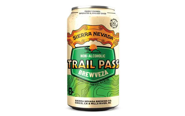 Sierra Nevada Trail Pass Brewveza - Alcohol Free Beer, Case Of Six Cans