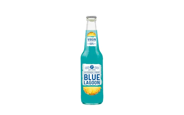 Virgin Cocktails Blue Lagoon - Alcohol Free Blue Lagoon Mocktail, Case Of 12 Bottles