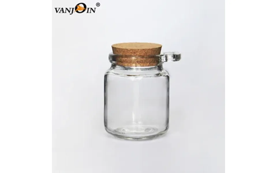 100ml 150ml 250ml Empty Salt Glass Jar With Cork And Wooden Spoon