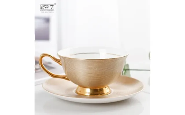Porcelain Unbreakable Decorative Colored Vintage Coffee Espresso Cup And Saucer With Gold Rim And Handle In Bulk For Sal product image