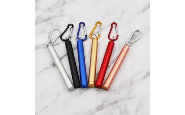 Reusable Collapsible Metal Straw - Bpa Free Rainbow Telescopic Stainless Steel Straw