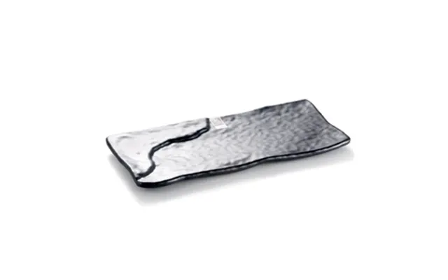 Yangge Melamine Tableware Japanese Restaurant Black Sushi Plate