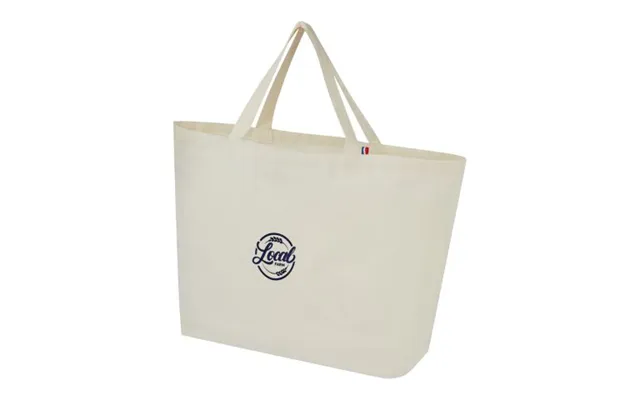 Eco Friendly Merch Cannes 200 G M2 Recycled Shopper Tote Bag Natural Custom Branded Merch With Logo For Bulk Corporate G
