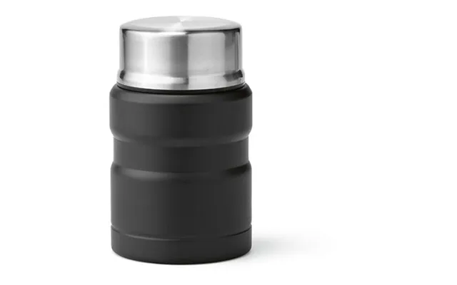 Eco Friendly Merch Dali 550 Food Flask Rss 570 Ml. Double Wall And Foldable Spoon Black Custom Branded Merch With Logo F