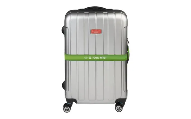 Fast Production Eco Friendly Merch Luuc Recycled Pet Luggage Belt White Not Available Custom Branded Merch With Logo For