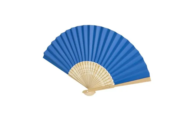 Fast Production Promotional Carmen Hand Fan Aqua Blue Not Available Custom Branded Merch With Logo For Bulk Corporate Gi