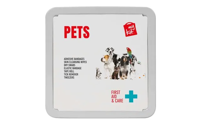 Fast Production Promotional Mykit First Aid Pet Tin Kit White Custom Branded Merch With Logo For Bulk Corporate Gifts
