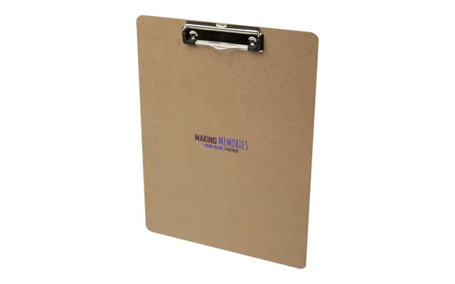 Fast Production Promotional Platu Mdf Clipboard Natural Not Available Custom Branded Merch With Logo For Bulk Corporate 