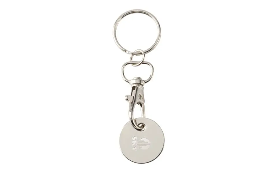 Fast Production Promotional Rory Keyring With Trolley Coin Blue Not Available Custom Branded Merch With Logo For Bulk Co