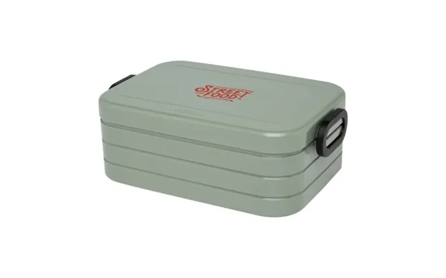 Fast Production Promotional Take-a-break Lunch Box Midi Sage Not Available Custom Branded Merch With Logo For Bulk Corpo