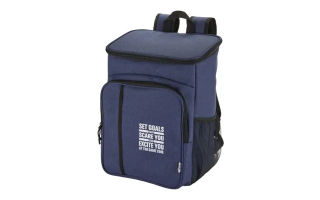 Fast Production Promotional Tundra Grs Recycled Picnic Cooler Backpack With Cutlery Set 20l Navy Custom Branded Merch Wi