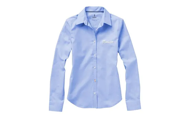 Fast Production Promotional Vaillant Long Sleeve Women's Oxford Shirt Light Blue S Custom Branded Merch With Logo For Bu