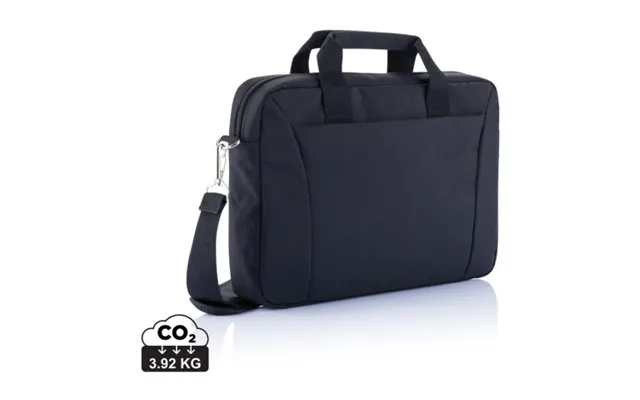 Promotional 15.4 Exhibition Laptop Bag Pvc Free Solid Black Branded With Your Logo