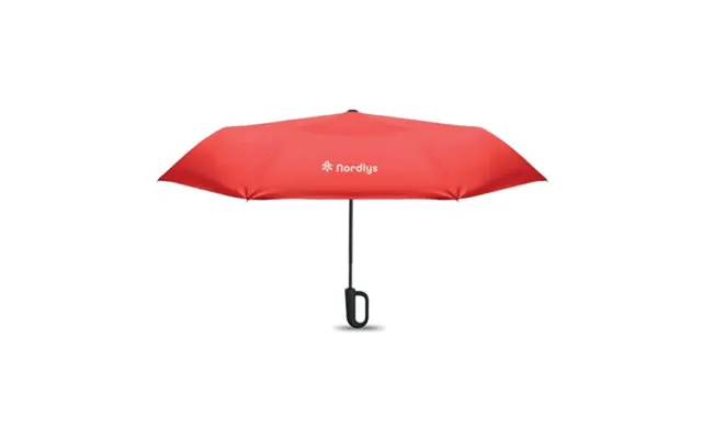 Promotional 21 Inch Windproof Umbrella Red Branded With Your Logo