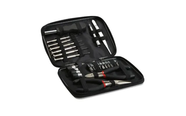 Promotional 26 Pcs Tool In Aluminium Case Black Branded With Your Logo
