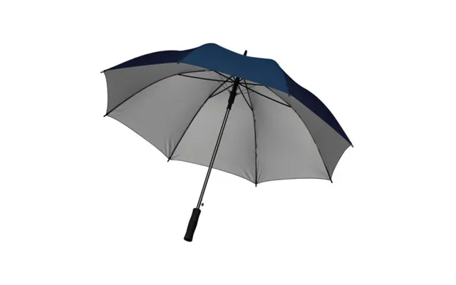 Promotional 27-inch Umbrella With Silver Coating Blue Branded With Your Logo