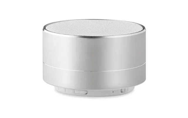 Promotional 3w Wireless Speaker Matt Silver Custom Branded Merch With Logo For Bulk Corporate Gifts