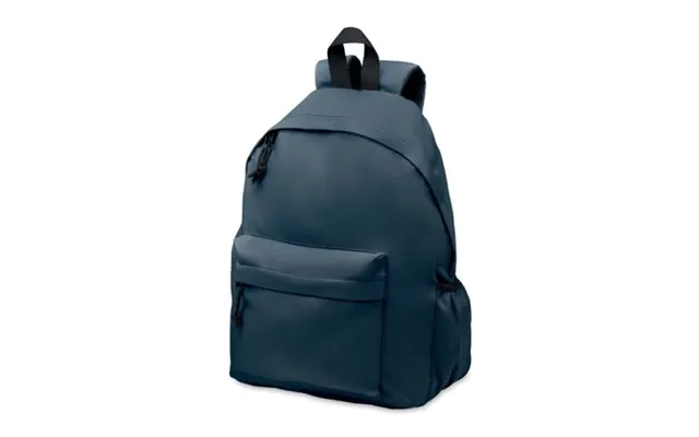 Promotional 600d Rpet Polyester Backpack Blue Branded With Your Logo