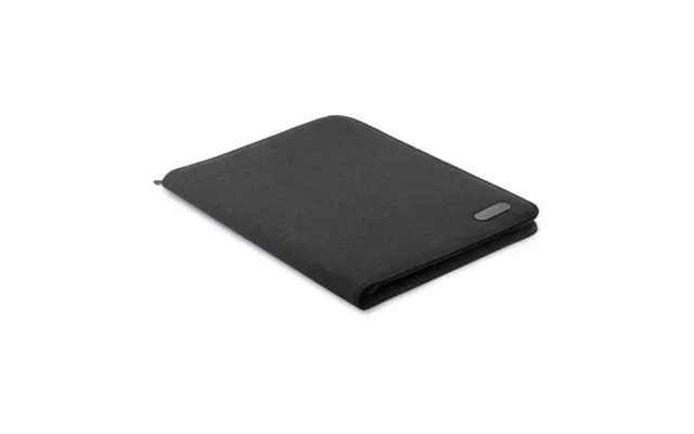 Promotional A4 Conference Folder Zipped Black Branded With Your Logo