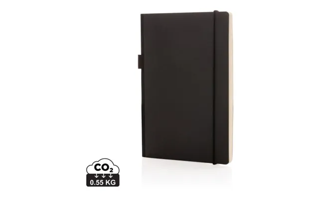 Promotional A5 Fsc Deluxe Hardcover Notebook Black Branded With Your Logo
