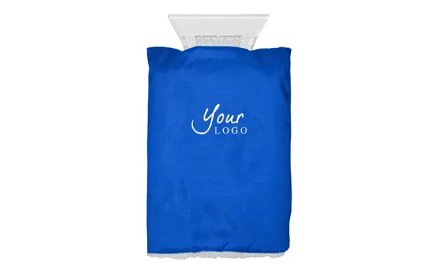 Promotional Abs Ice Scraper And Polyester Glove Doris Red Branded With Your Logo