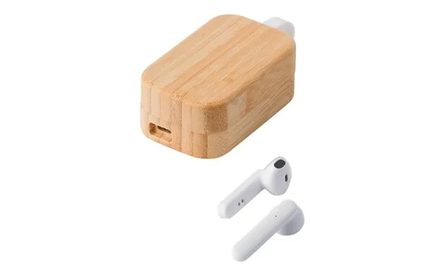 Promotional Abs Wireless Earphones Marmara Bamboo Custom Branded Merch With Logo For Bulk Corporate Gifts