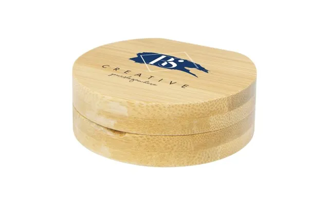 Promotional Afrodit Bamboo Pocket Mirror Natural Branded With Your Logo