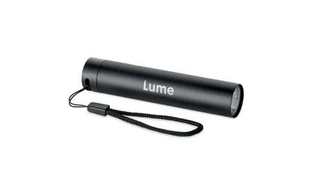 Promotional Aluminium Torch Black Custom Branded Merch With Logo For Bulk Corporate Gifts