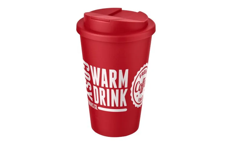 Promotional Americano 350 Ml Tumbler With Spill-proof Lid Red Branded With Your Logo