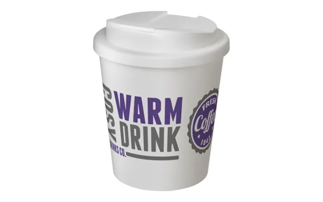 Promotional Americano Espresso 250 Ml Tumbler With Spill-proof Lid White Branded With Your Logo product image
