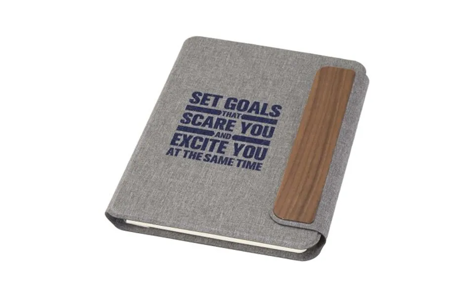 Promotional Andean A5 Rcs Recycled Portfolio Grey Branded With Your Logo