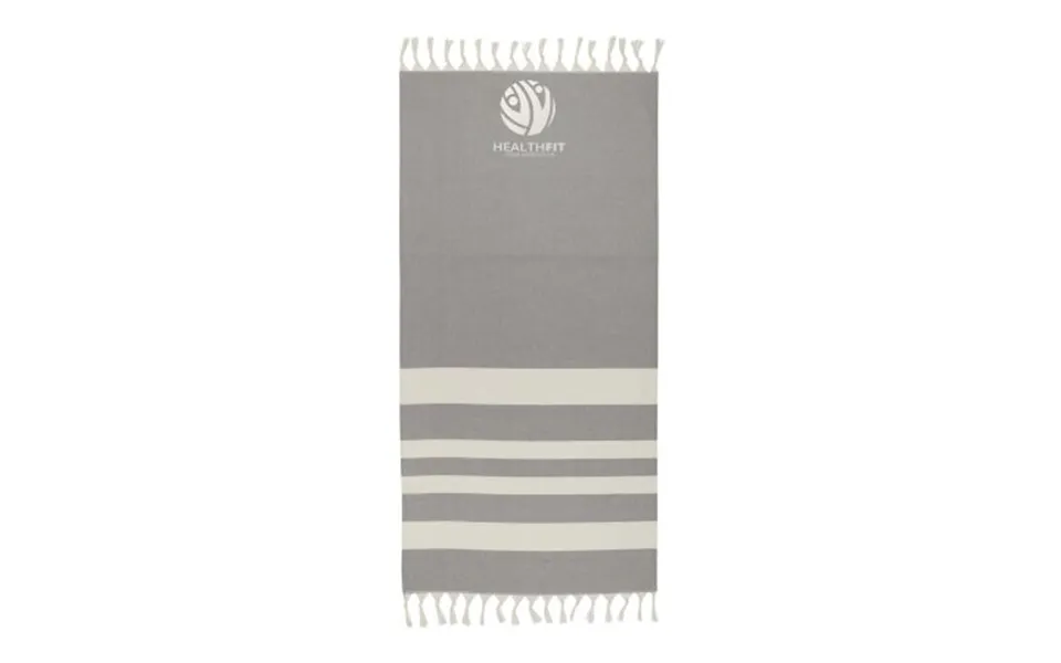 Promotional Anders Hammam Towel 147 X 75.5 Cm Solid Black Branded With Your Logo
