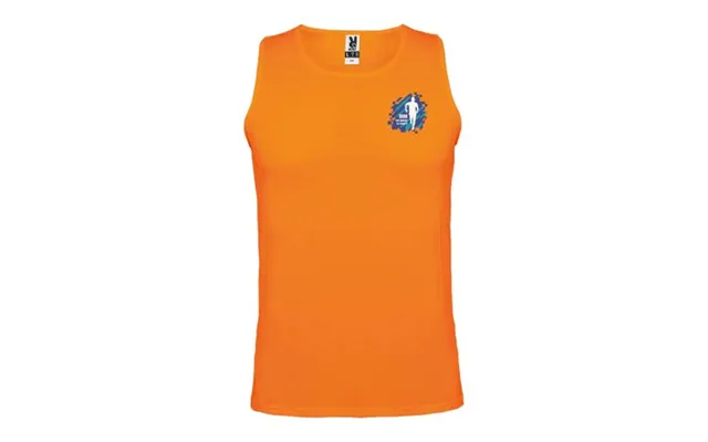 Promotional Andre Men's Sports Vest Fluor Orange Branded With Your Logo