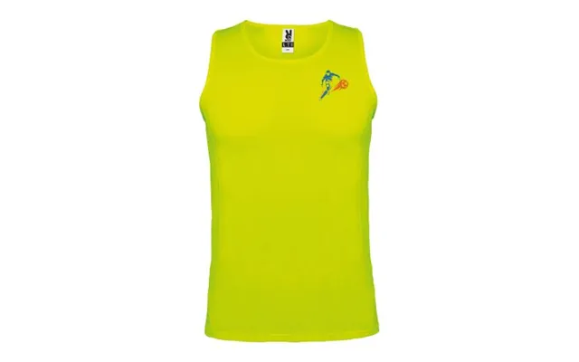 Promotional Andre Men's Sports Vest Fluor Yellow Branded With Your Logo