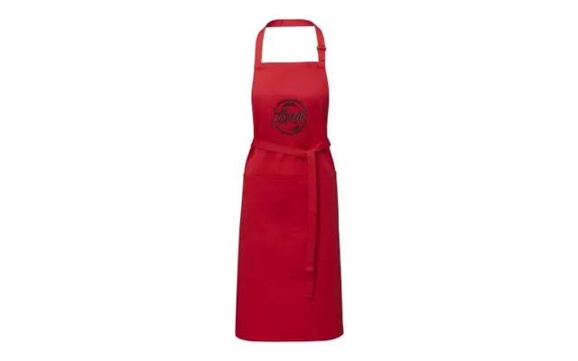 Promotional Andrea 240 G M Apron With Adjustable Neck Strap Red Branded With Your Logo product image