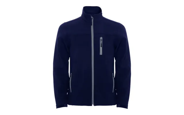 Promotional Antartida Men's Softshell Jacket Navy Blue Branded With Your Logo