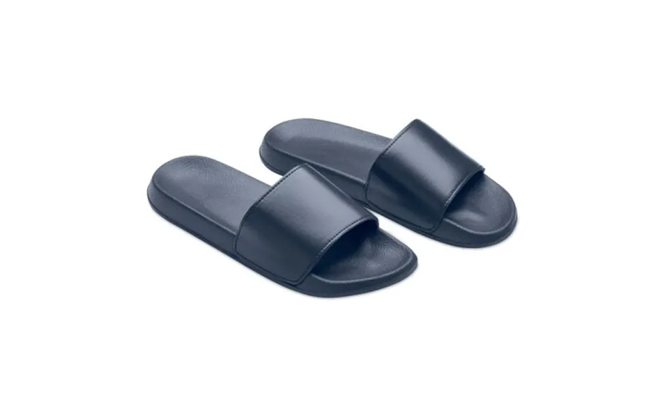 Promotional Anti -slip Sliders Size 42 43 Navy Blue Branded With Your Logo
