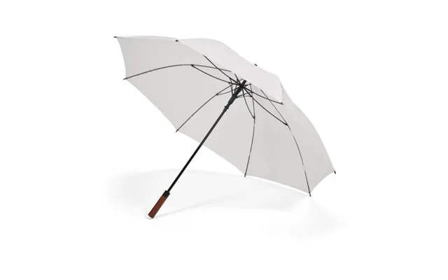 Promotional Aretha Umbrella Rpet. Golf 32 Windproof And Automatic Opening White Branded With Your Logo