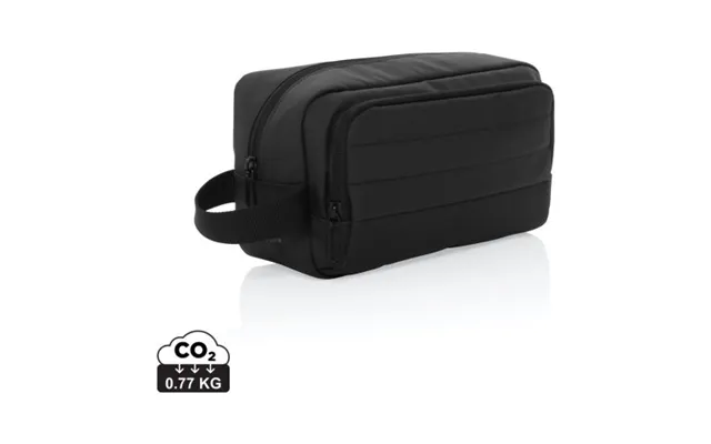 Promotional Armond Aware Rpet Toiletry Bag Black Branded With Your Logo