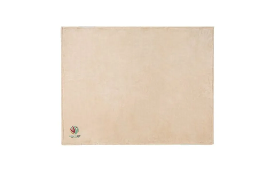 Promotional Ashen Grs Recycled Sherpa Blanket Oatmeal Branded With Your Logo
