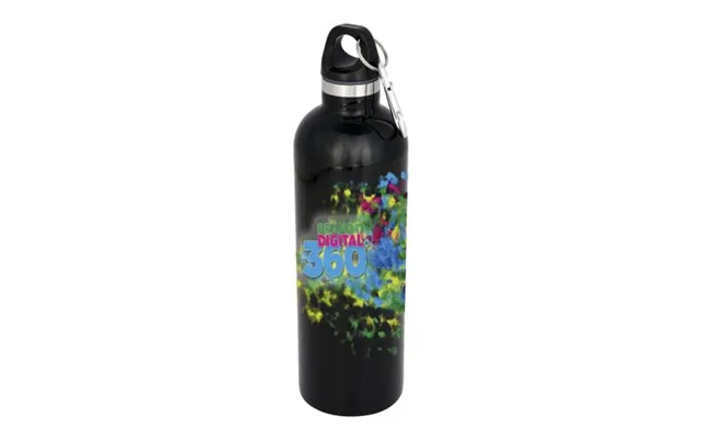 Promotional Atlantic 530 Ml Vacuum Insulated Bottle Solid Black Branded With Your Logo