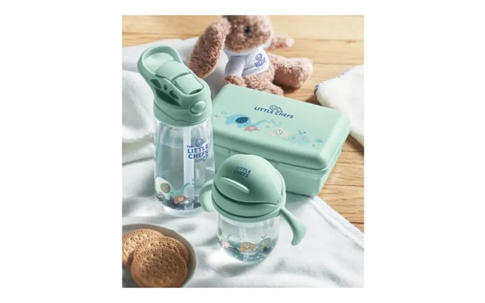 Promotional Baby Sippy Cup In Tritan. Mint Green Branded With Your Logo