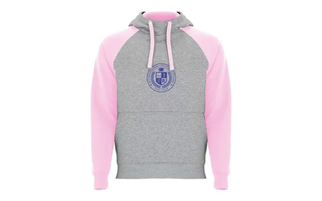 Promotional Badet Kids Two-tone Hoodie Heather Grey-light Pink Branded With Your Logo