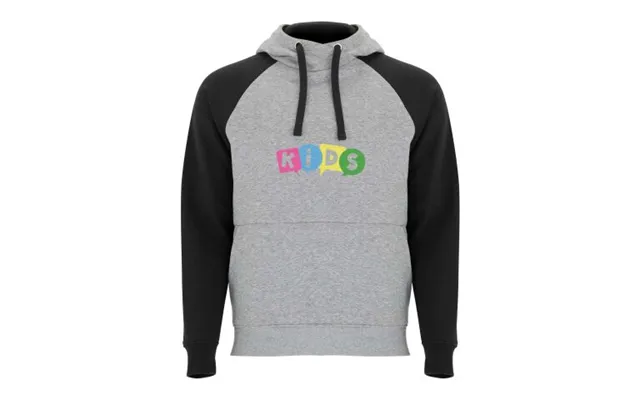 Promotional Badet Kids Two-tone Hoodie Heather Grey-solid Black Branded With Your Logo product image