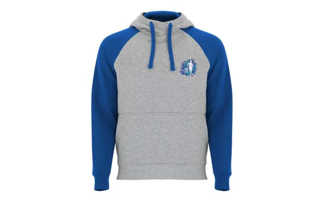 Promotional Badet Unisex Two-tone Hoodie Heather Grey-royal Blue Branded With Your Logo product image
